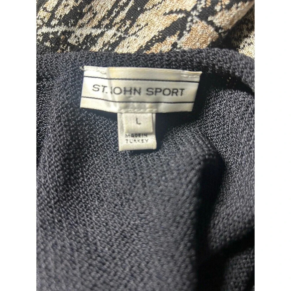 St John Sport Women’s Size Large Dress Santana Knit Wool Blend - Picture 10 of 12